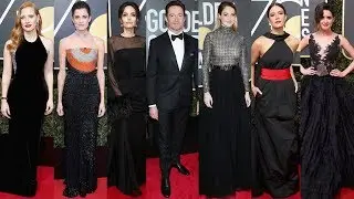 Golden Globe Awards 2018 Celebrities with Red Carpet