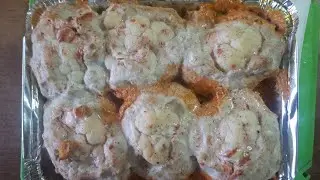 Цветная капуста в мясных шариках - вариант новогоднего блюда.