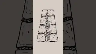Como desenhar um CAMINHO DE PEDRA - passo a passo super fácil