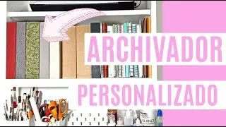 Cómo hacer un ARCHIVADOR PERSONALIZADO para troqueles | Archivador a medida!!