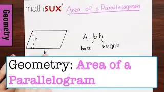 How to Find the Area of a Parallelogram (with 3 numbers)