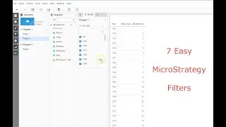 7 Easy MicroStrategy Filters
