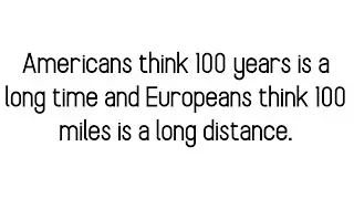 The Most European Things, According To Americans