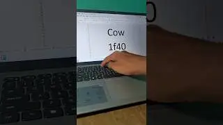 how to insert cow 🐄 symbol shortcut key in word 