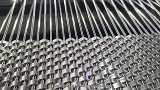 Elevator Cladding with Architectural Wire Mesh Panels: Discover the Weaving Process
