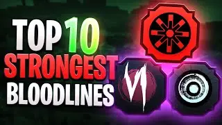 Top 10 STRONGEST Shindo Life Bloodlines! Shindo Life Tier List | Rellgames