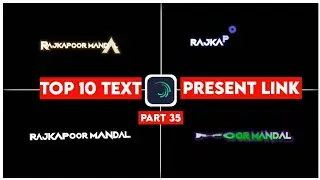 Top 10+ 🔥Alight Motion Text Animation Presets ||AlightMotion Preset Download Free 10+ text Presets||