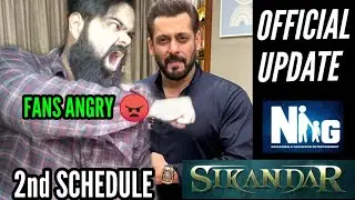 MEGASTAR SALMAN KHAN' SIKANDAR SHOOT OFFICIAL UPDATE | 2nd SCHEDULE | HUGE | AAMIR ANSARI