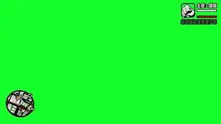 GTA San Andreas HUD Green Screen