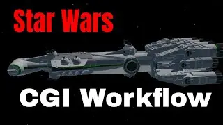 Element 3d workflow animation with Tantive IV made with after effects