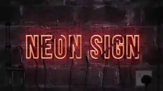 After Effect Free Template - Neon Logo Intro