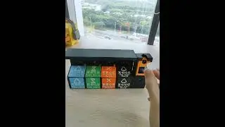 A smart trash bin with image recognition capabilities!🚮😻#imagerecognition #STEM
