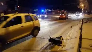 Авария Магнитогорск Пересечение ул. Советской и Комсомольской 02.01.2018