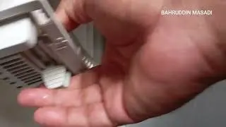 cara membuka filter ukuran air mesin cuci LG 2 tabung
