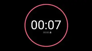 7 Second Countdown Timer / iPhone Timer Style