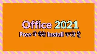 Free download Office 2021 with Activation