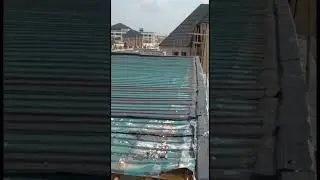 Removed due to poor slope for water flow, problems with flat roof, 