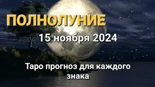 ПОЛНОЛУНИЕ 🌖 15-16 ноября 2024🍀ВСЕ ЗНАКИ 💖