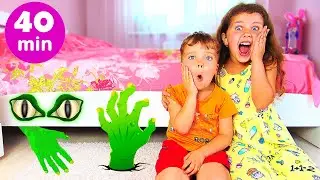 Милана и монстр под кроватью - забавные историй для детей