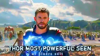 thor full power in infinity war 👿 #thor #viralmarvel #video