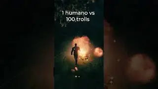 1 Humano vs 100 Trolls