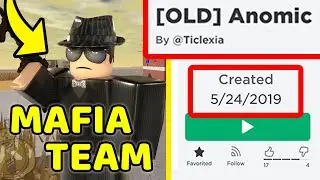 I played the FIRST VERSION of ANOMIC... | Roblox Anomic