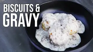 Smoked Biscuits and Gravy || The Best Breakfast Recipe on the Pit Boss Savannah Smoker