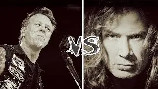 За что Джеймс Хетфилд (Metallica) получил по щам от Дейва Мастейна (Megadeth)