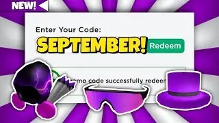 *NOT OLD* ALL NEW *WORKING* PROMO CODES in ROBLOX !?! (2022 SEPTEMBER)