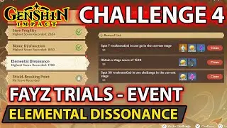 Genshin Impact - How To Complete - Elemental Dissonance  - Day 4 - Event (Fayz Trials) Guide