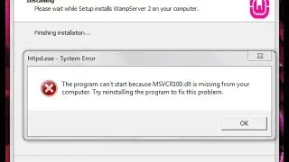 How to Download And FIX MSVCR120D.dll  Misiing Error