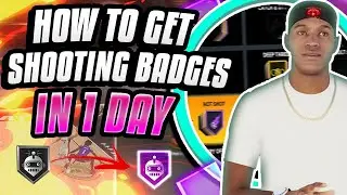 the FASTEST WAY to GET ALL SHOOTING BADGES! BEST SHOOTING BADGE METHOD IN NBA 2K21!