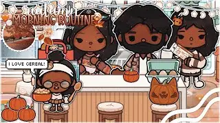 *AESTHETIC* Family autumn morning routine! 🍂 | *voiced* 🔊 Toca world Roleplay 🌎 