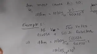 dBm to Voltage conversion and Calculator