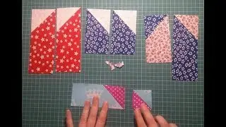 Patchwork for beginners. 4 economical ways to sew a rectangle with a corner