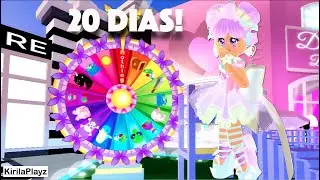 GIRANDO A ROLETA POR 20 DIAS! - Roblox Royale High