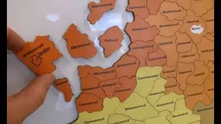 Спилс-карта магнитная 600х420мм  - Республика Беларусь