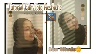 TUTORIAL EDIT FOTO AESTHETIC SUN BLINDS EFFECT 🌞| TANPA AVATAN | TANPA DOWNLOAD