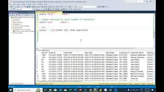 SQL Server Day 7 -  Text Functions and User Defined Functions