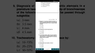 Larynx Portion - ENT  - MCQS from Dhingra Part 1/3