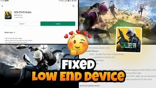 🔥 PUBG NEW STATE NEW UPDATE AGAIN 😍 NEW STATE LOW END DEVICE 90FPS ISSUE FIX BLOCK SIGHT WARNING FIX