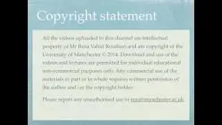 Copyright statement