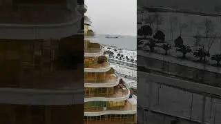 Перший сніг у Стамбулі