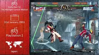 Console Fighting Games of 2003 - Guilty Gear X2 The Midnight Carnival #Reload
