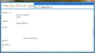 Prg  to convert upper case to lower case or lower case to upper case c code example
