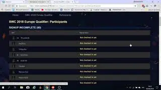 SW RTA EURO Tournament