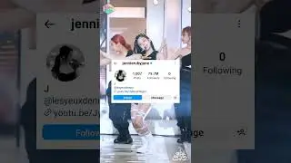 Blackpink members Instagram least to most follow #viraltrending #blackpink #blackpinkkorean #kpop