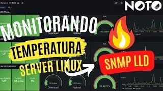 Monitoramento de temperatura pc Linux ou servidor via SNMP LLD - Automatizado