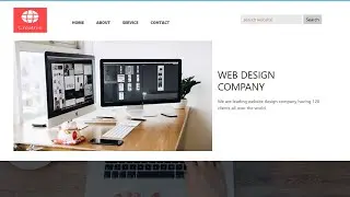 Build Company Website Using Bootstrap, HTML & CSS. Website Home Page Layout 2020