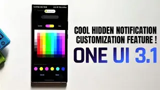 Simple hidden notification customization feature on Samsung One UI 3.1/3.0